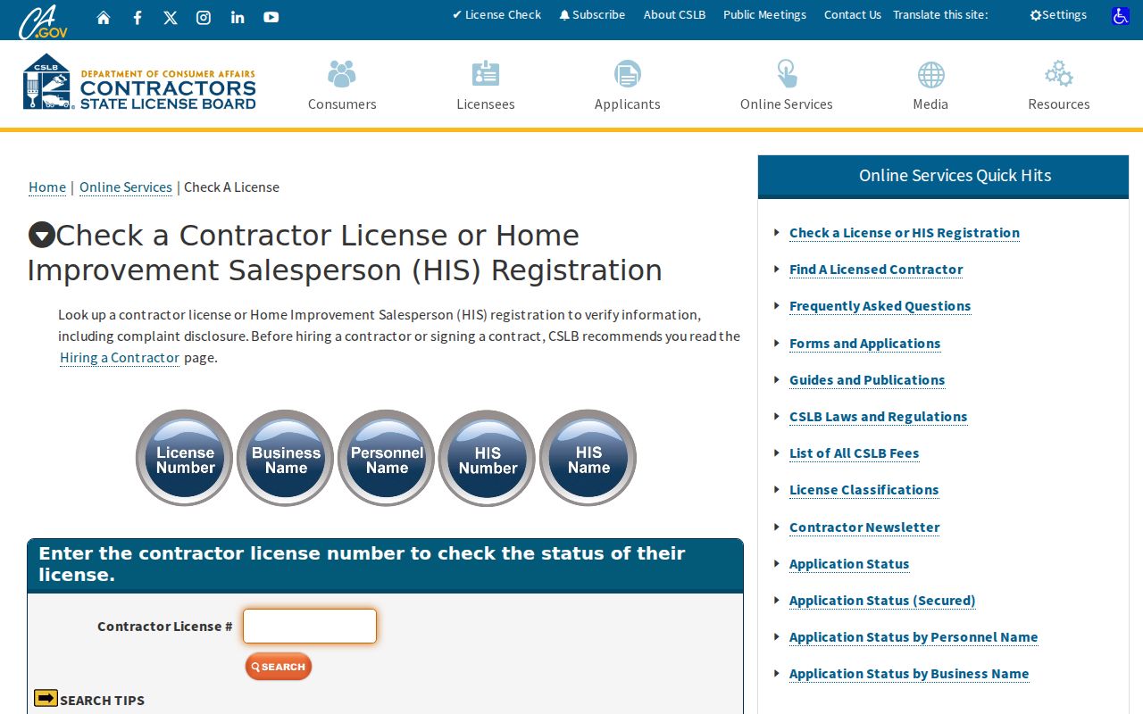 San Pablo people directories California contractor license search