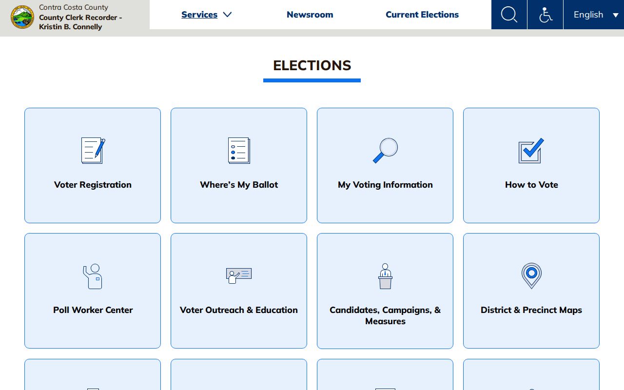 San Pablo voter registration records at Contra Costa Elections